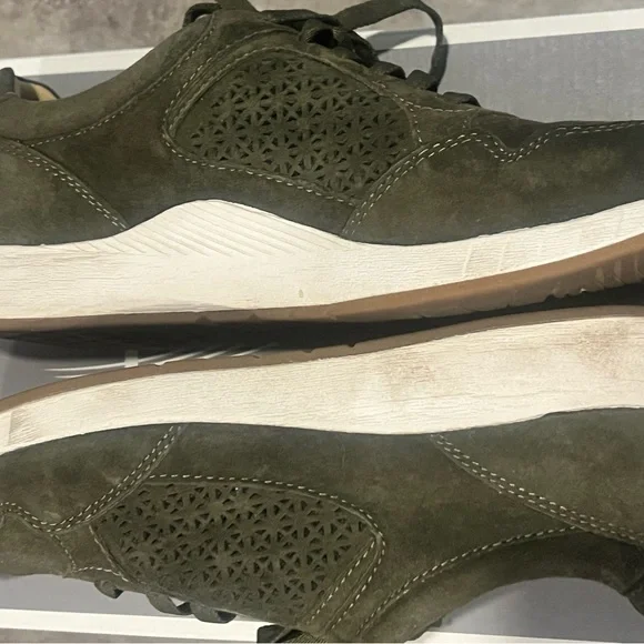 Dansko Olive Green Suede Women's Sneakers - Picture 6 of 7